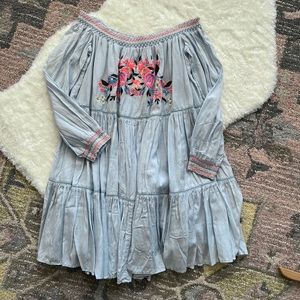 Free People Embroidered Dress